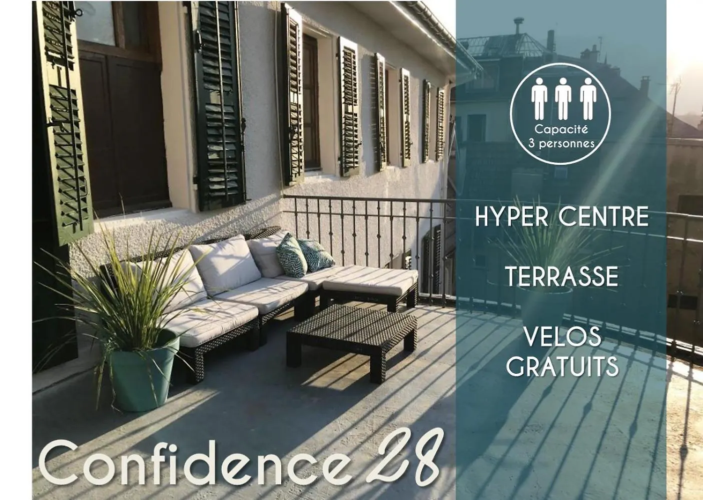 Appartements Confidence Hyper Centre Calme - Sejouraixlesbains Aix-les-Bains 0*,  France